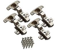 SOTECH 4 piezas Bisagras de cazoleta Hettich Sensys Ángulo de apertura 110° Tope interior Bisagras Altura (Distancia) 1,5 mm incl. tornillos M4x16mm Cierre suave