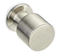 SOTECH 5 piezas Pomos de muebles EK05 Ø 30 mm Acero inoxidable cepillado Pomo de mueble