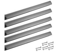 SOTECH 5 tiradores Blackline ELEGANCE aluminio BA 320 mm anodizado negro mate L: 340 mm Tirador de puerta de armario tapa agujeros antiguos