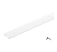 SOTECH 5 tiradores de mueble Manta Jane 330 mm blanco Ral 9003 BA 3 x 96 mm Tiradores de mueble para montaje en el interior del frente incl. tornillos de fijación