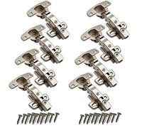 SOTECH 8 piezas Bisagra Hettich Sensys 8645i TH52 Ángulo de apertura 110° Altura de la bisagra (Distancia): 1,5 mm Cierre suave incl. tornillos M4x16mm