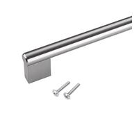 SOTECH Barra de empuje G4 Tirador mueble aspecto acero inoxidable Ø 14 mm | Distancia entre agujeros 492 mm