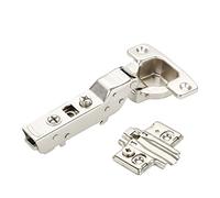 SOTECH Bisagra de cazoleta MASTER T45 Tope central 110° con amortiguador y placa transversal con Ajuste excéntrico