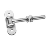 SOTECH Bisagra de puerta 190 mm con placa de montaje M16 herraje ajustable | para de construcción