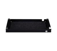 SOTECH Cajón bajo mesa con cerradura negro (500 x 265 x 45 mm) Cajón de oficina con guías interiores separables