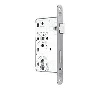 SOTECH Cerradura de puerta BKS Cerradura de cilindro de perfil Clase 4 con Retroceso 65 mm Parte delantera de 24 mm distancia DIN a la derecha 72 mm Cerradura de embutir