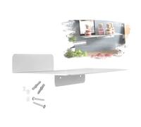 SOTECH Estante de Pared de diseño Hover-I 350 x 130 x 78 mm Blanco, montado en la Pared, Estante Colgante Incl. Juego de fijación para baño, Cocina o salón