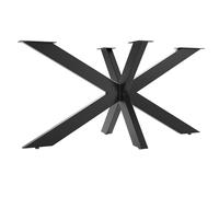 SOTECH Estructura de mesa SPIDER/Patas de mesa de acero resistente en negro/Fácil montaje/Patas de mesa para proyectos de bricolaje 710 x 1500 x 780 mm