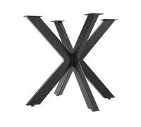 SOTECH Estructura de Mesa Spider/Patas de Mesa de Acero Resistente en Negro/Montaje fácil/Caminos de Mesa para proyectos Bricolaje 710 x 850 x 850 mm