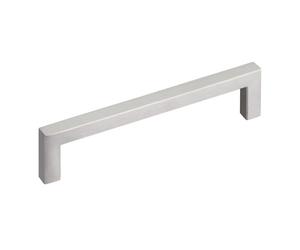 SOTECH Juego de 10 piezas Tiradores para muebles E8 auténtico acero inoxidable Distancia agujeros 160 mm de acero inoxidable