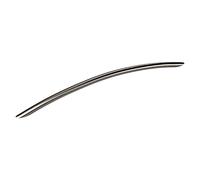 SOTECH Juego de 10 tiradores para muebles TONY BA 256 mm tirador curvado con aspecto de acero inox Altura 30 mm y diámetro 10 mm
