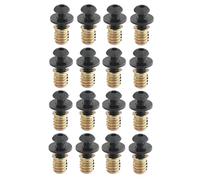 SOTECH juego de tornillos 16 piezas M8 x 20 mm con casquillos roscados/casquillos para atornillar M8 x 15 mm y arandelas para marcos de mesa