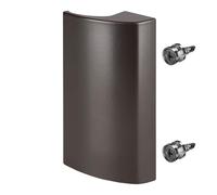 SOTECH manilla para puerta 85 x 40 x 20 mm de balcón SEJA II aluminio | marrón para de patio BA 48 mm