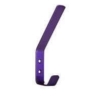 SOTECH Percha Loxten 142 x 20 x 45 mm púrpura Acero inoxidable con 3 mm de grosor de material Gancho para chaquetas con bordes redondeados