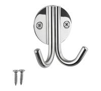 SOTECH Perchero ELEN 65 x 78 x 33 mm acero inoxidable pulido perchero de pared perchero acero inoxidable ganchos