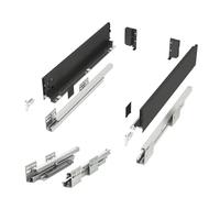 SOTECH Sistema de cajones SLIM con Push to Open antracita, altura 84 mm