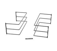 SOTECH Soporte para 3 bandejas 364 x 140 x 125 mm, cromo negro