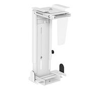 SOTECH Soporte para PC II Rotación de 360 Grados Ajuste | de altura 300-533 mm, de anchura 88-203 mm, con dispositivo antirrobo, Carga máx. 10 kg, blanco