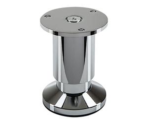 SOTECH Terra 80 mm Cromo Pulido Pata de Mueble Regulable | en altura hasta máx. 15 mm, carga máx. 250 kg