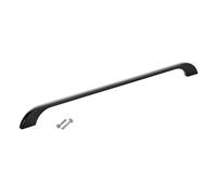 SOTECH tirador para muebles BLACKLINE XIII BA 320 mm negro mate | longitud 363 mm, anchura 10 mm, altura 28 mm para arcos de aluminio para cocina