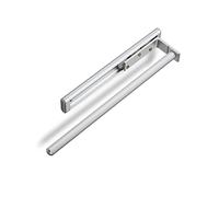 SOTECH Toallero de Aluminio Ted 1 Brazo EV1 anodizado (325-487 mm, Extensible) extraíble telescópico Apto para baño o Cocina