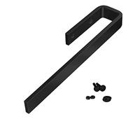 SOTECH Toallero PELI para Montaje en Armario Aluminio Macizo con Recubrimiento de Polvo Negro Longitud: 325 mm Altura: 30 mm Anchura: 65 mm Distancia Agujeros 64 mm