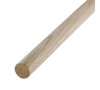 SOTECH varilla redonda de roble lisa Ø30 x 1180 mm varilla redonda de madera para manualidades o como varilla de perchero