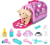 Sotodik Veterinaria Perritos de Juguetes Cuidado de Mascotas Juego de rol Regalos Mascotas Perros Accesorios Veterinaria Enfermería Doctora Kit Juego de Roles Regalos para Niños Niñas 2 3 4 5 Años