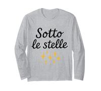 Sotto Le Stelle Under the Stars - Regalo para hombre y mujer Manga Larga