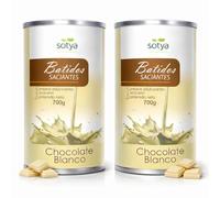 Sotya Batido Saciante Chocolate Blanco (Pack 2 x 700 g) Batido Sustitutivo de Comida, Complemento Dietético con Proteínas, Fibra, Vitaminas y Minerales