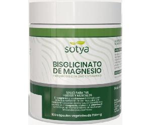 Sotya Bisglicinato de Magnesio 300 Cápsulas de 750mg