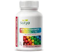 Sotya Multivitamínico y Mineral 820 mg – con Luteína, Licopeno y Q10 – 60 cápsulas (1 al día)