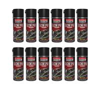 Soudal 12 aerosoles de silicona lubricantes de metal, goma, plástico, 400 ml