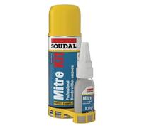 Soudal 2C - Kit de pegamento superadhesivo profesional (50 g, ciano y activador de 200 ml)
