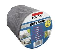 Soudal buty banda techo Reparación Conector Banda Banda impermeabilizante Talla 150 mm x 10 m en Plomo/grafito - > autoadhesivo, impermeable