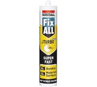 Soudal Fix All Turbo Super Fast Adhesivo 290 ml, color negro