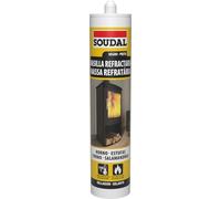 Soudal Masilla refractaria 300 ml. neg.