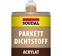 Soudal Sellador de parqué para suelos de madera maciza, parqué, laminado y corcho, 290 ml, roble claro