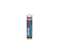 Soudal Silicona de construcción Silirub N transparente, 310 ml
