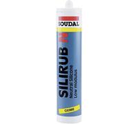 SOUDAL - Silicona neutra silirub marron