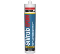 Soudal Silirub EPDM - Cartucho de adhesivo para láminas de 300 ml - Sellador de juntas 1K con base de silicona, duradero, resistente a la intemperie, no destiñe.