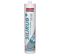 Soudal Silirub+ S8100 Premium Sanitario Silicona Neutral Transparente