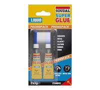 Soudal Super Glue Líquido 2 x 3g 160037