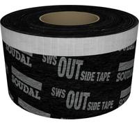 Soudal SWS Cinta de conexión para ventanas, cinta de conexión estándar, para interior y exterior, hermética, impermeable, con tiras autoadhesivas, rollo de 30 m (para exteriores, 100 mm)