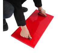 soudesileim Esterilla de sellado de hormigón con asas prácticas, rápida y sin costuras, bordes sin rebabas, peso ligero, moldes de sellado de cemento, esterilla de textura de hormigón, patios