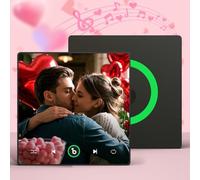 Soufeel Imán de Nevera Personalizado con música Imán Personalizado con Placa de Spotify Que Puede Reproducir Canciones Álbum de Fotos Personalizado Imanes de Nevera Regalos para San Valentín Navidad
