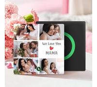 Soufeel Imán de Nevera Personalizado con música Imán Personalizado con Placa de Spotify Que Puede Reproducir Canciones Álbum de Fotos Personalizado Imanes de Nevera Regalos para San Valentín Navidad