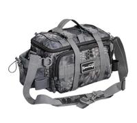 Sougayilang Bolsa de pesca, bolsas de almacenamiento para equipo de pesca de agua salada o agua dulce, puede almacenar cebo, comida de pescado, carretes de pesca, etc. Correa acolchada para el hombro