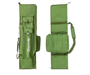 Sougayilang Bolsa de pesca de carpa 4 + 4 bolsas para caña y carrete listas para carpas