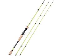 Sougayilang Caña de Pescar de 30 Toneladas de Fibra de Carbono, 2 Piezas para Agua Dulce o Salada